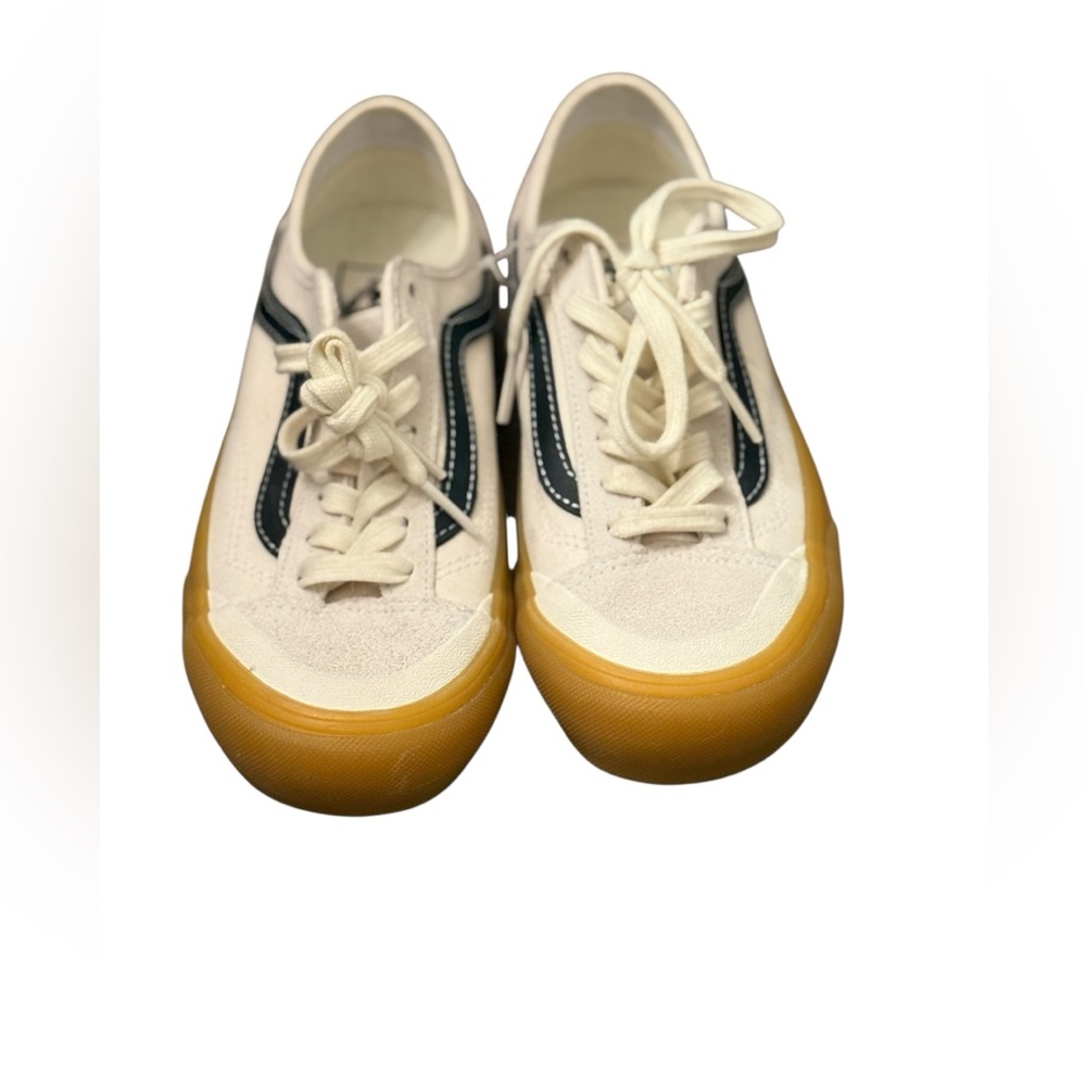 Vans Old Skool 36 Decon SF marshmallow and Navy with a gum sole NWOT - Picture 4 of 14